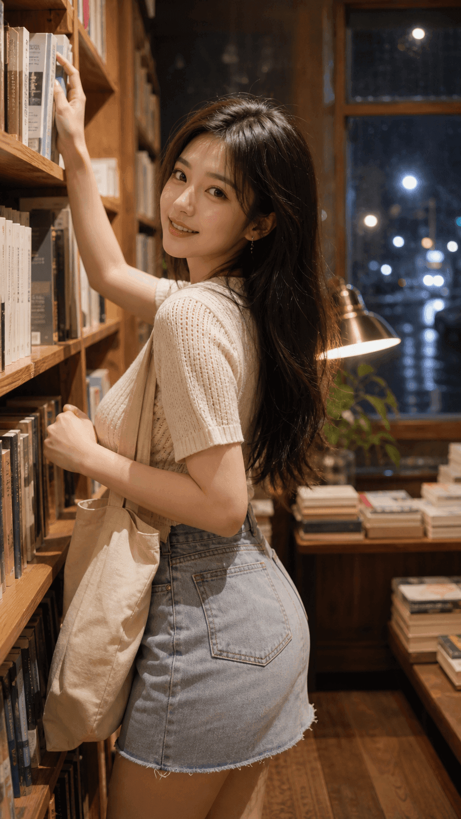 雨夜书店女友感