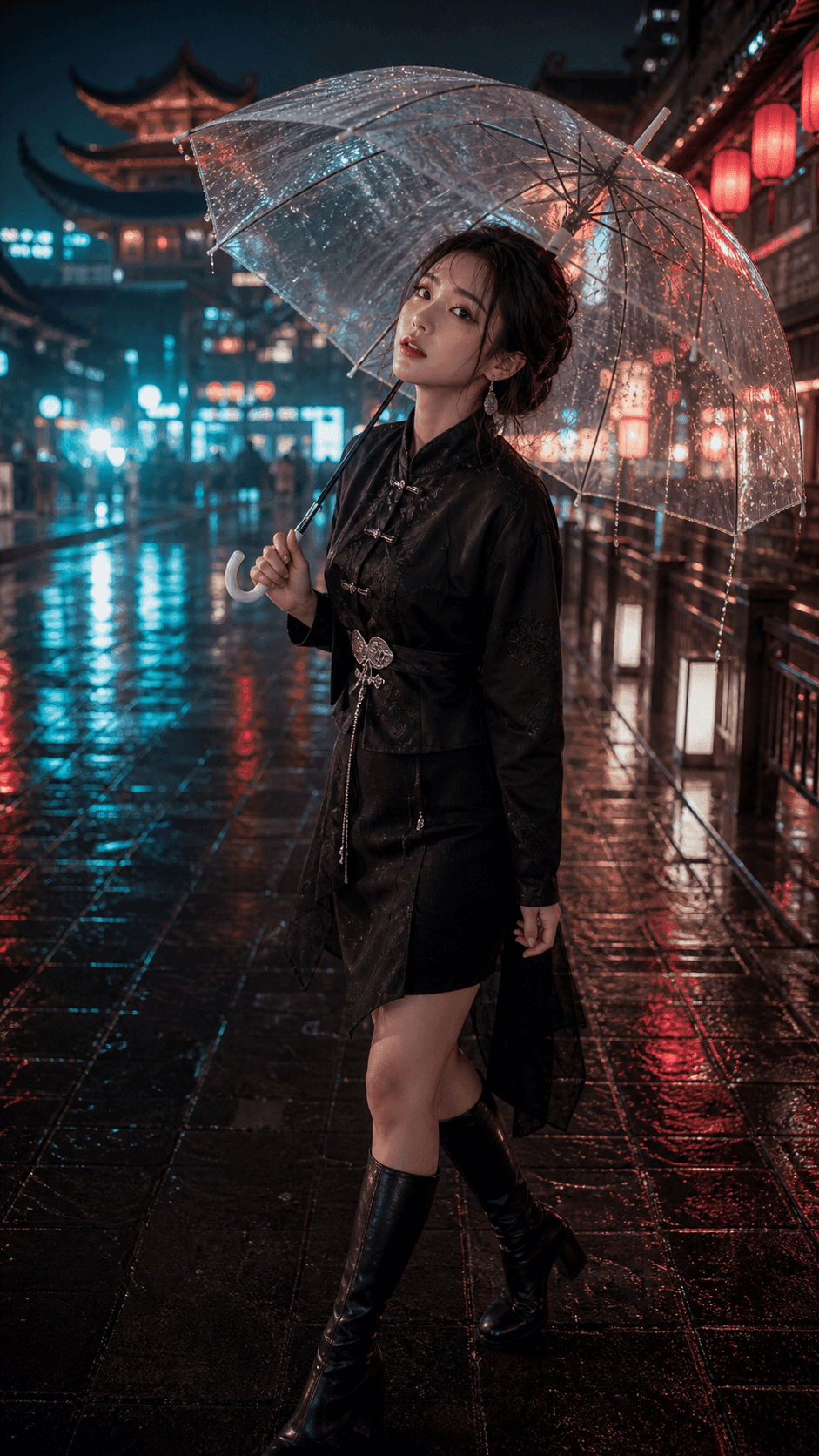 东方赛博雨街