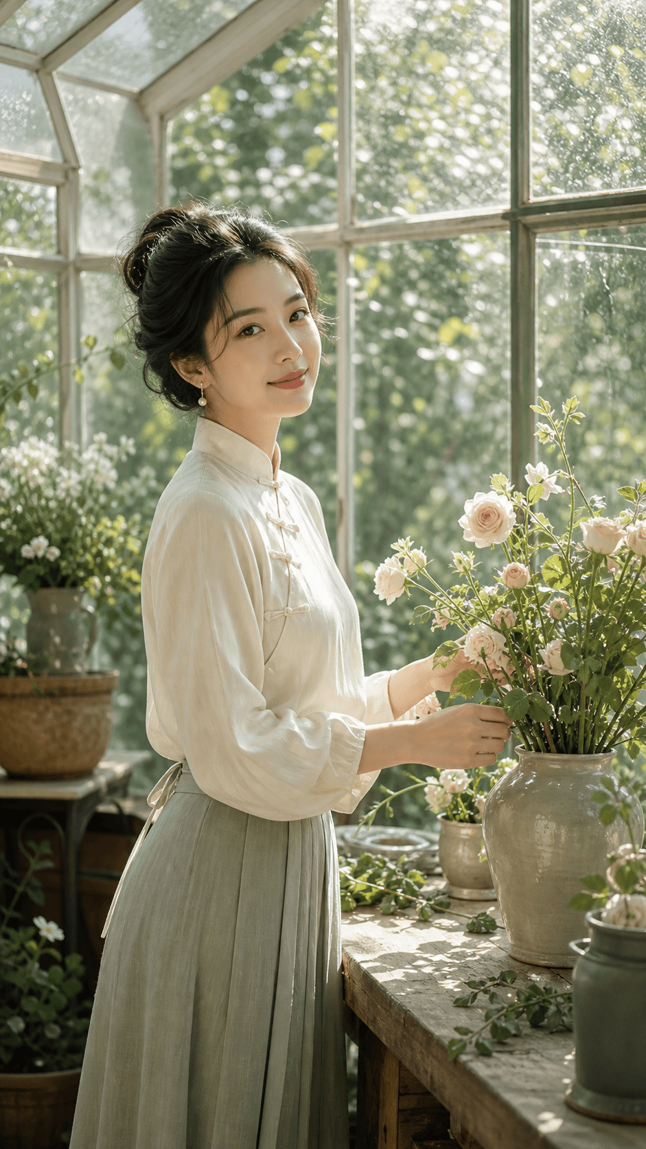 玻璃花房晨茶