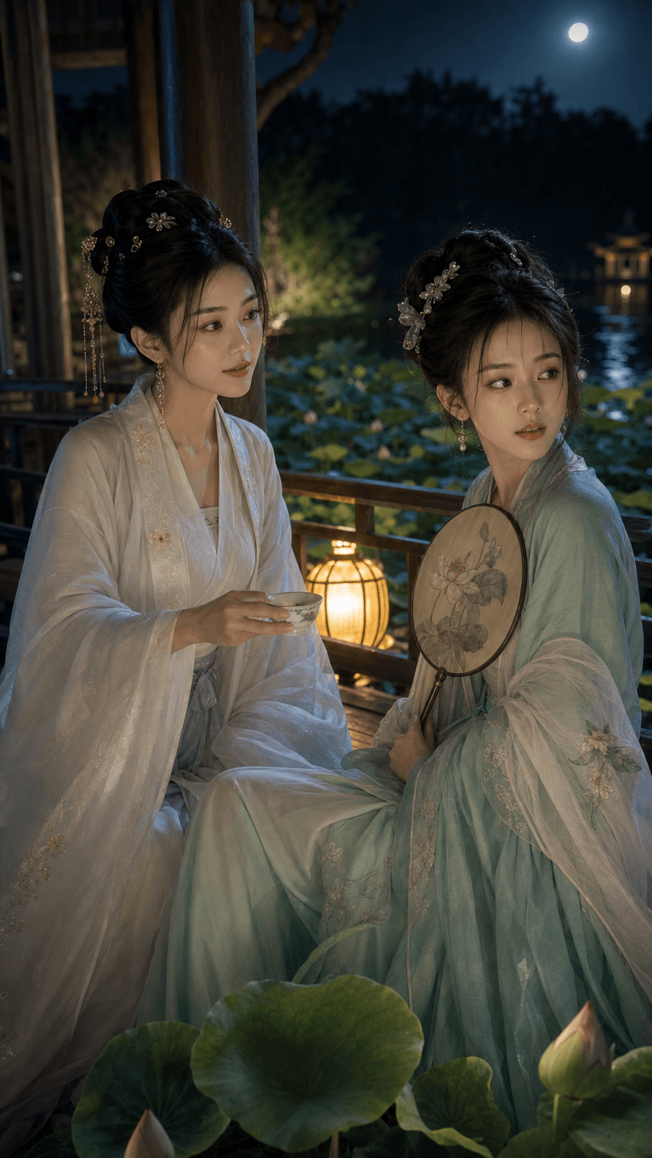 夏夜纳凉