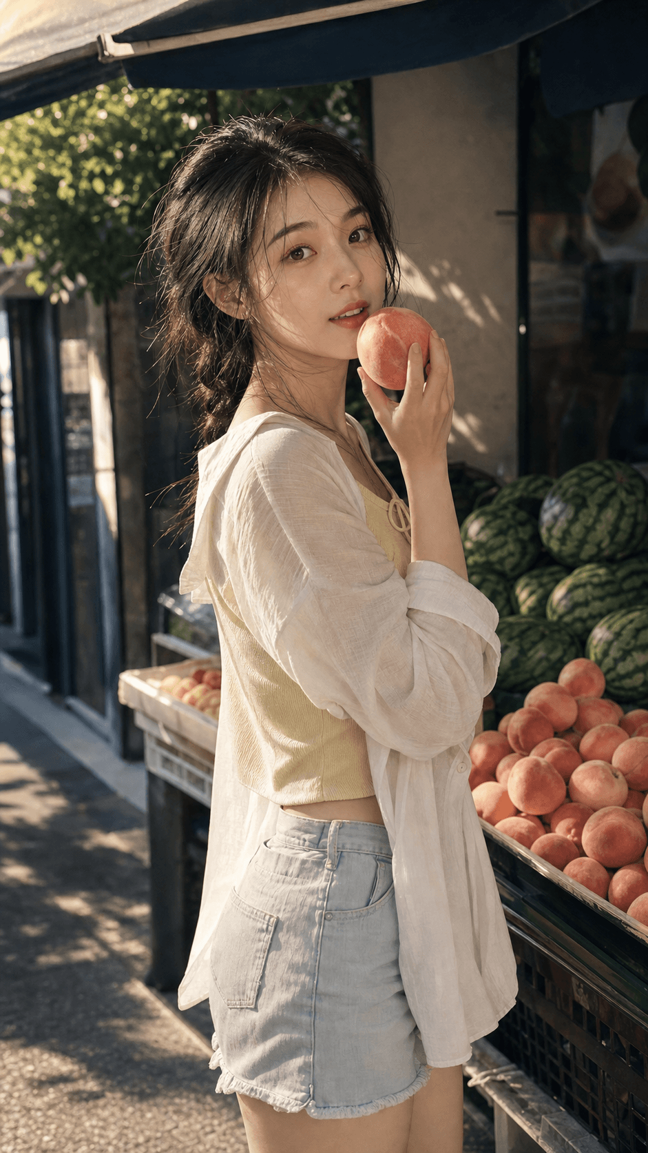 水果摊夏风
