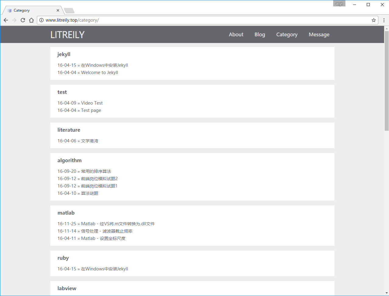 jekyll-category